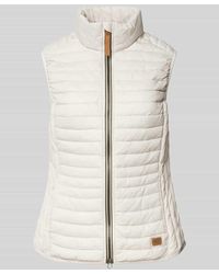 Camel Active - Regular Fit Steppweste Mit Stehkragen Und Label-Detail - Lyst