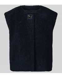 Neo Noir - Fleecegilet Met Knoopsluiting, Model 'Anjanna' - Lyst
