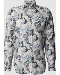 Baldessarini - Slim Fit Leinenhemd mit floralem Allover-Print Modell 'Hugh' - Lyst