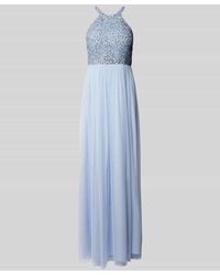 Jake*s - Abendkleid Mit Zierstein- Und Paillettenbesatz - Lyst
