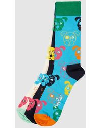 Happy Socks - Socken mit Stretch-Anteil im 3er-Pack - Lyst
