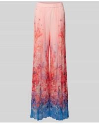 Marc Cain - Wide Fit Hose mit Allover-Print - Lyst