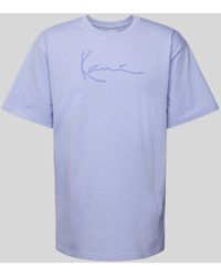 Karlkani - T-Shirt mit Label-Print Modell 'Signature' - Lyst