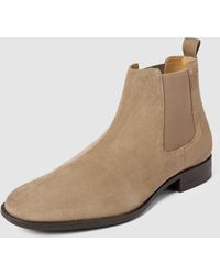 BOSS by HUGO BOSS - Chelsea Boots aus Leder mit Label-Details Modell 'Colby' - Lyst