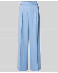 S.oliver - Regular Fit Bundfaltenhose mit weitem Bein aus Twill - Lyst