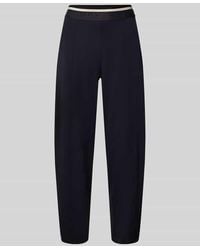 Cambio - Slim Fit Hose mit elastischer Label-Bund Modell 'EDEN' - Lyst