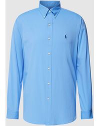 Polo Ralph Lauren - Classic Fit Freizeithemd mit Label-Stitching - Lyst