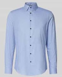 Jake*s - Slim Fit Zakelijk Overhemd Met Kentkraag - Lyst