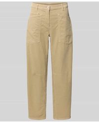 Cambio - Hose mit aufgesetzten Eingrifftaschen Modell 'OCEAN' - Lyst