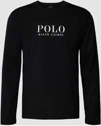 Polo Ralph Lauren - Longsleeve mit Label-Print Modell 'LIQUID' - Lyst