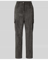 M·a·c - Tapered Fit Cordhose Mit Cargotaschen Modell 'Rahel' - Lyst