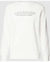 Lindbergh - Sweatshirt Met Labelprint - Lyst