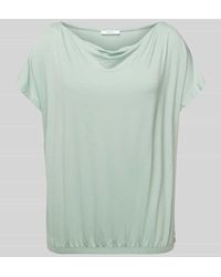 Opus - T-Shirt in unifarbenem Design Modell 'Sasser' - Lyst