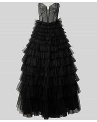Luxuar - Abendkleid Mit Strasssteinbesatz - Lyst