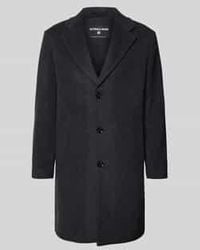 Strellson - Regular Fit Lange Wollen Jas Met Kasjmier, Model 'Adria 3.0' - Lyst
