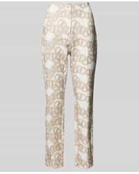 SteHmann - Regular Fit Stoffen Broek Met Vaste Persplooien - Lyst