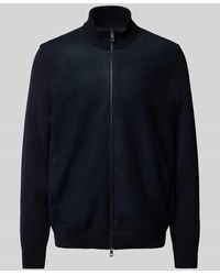 Maerz - Strickjacke Aus Schurwolle Mit Stehkragen - Lyst