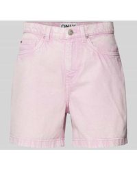 ONLY - High Waist Jeansshorts Modell 'PHINE' - Lyst