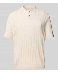 Only & Sons - Regular Fit Poloshirt Met Structuurmotief - Lyst