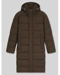 BOSS - Regular Fit Gewatteerde Lange Jas Met Tweewegsritssluiting, Model 'Cenuto' - Lyst