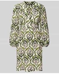 Weekend by Maxmara - Knielange Zijden Jurk Met V-hals - Lyst