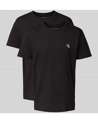 Calvin Klein - Regular Fit T-Shirt aus reiner Baumwolle - Lyst
