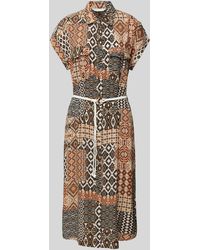 Apricot - Midi-jurk Met All-over Print - Lyst