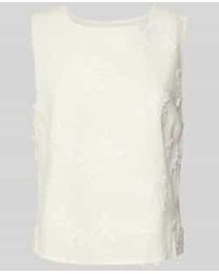 Apricot - Regular Fit Blousetop Van Viscosemix Met Stitchings - Lyst
