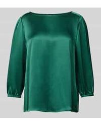 Marc Cain - Regular Fit Zijden Blouse Met 3/4-Mouwen - Lyst