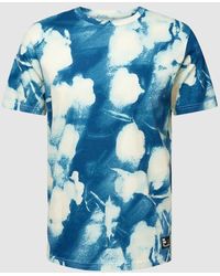 QS - T-Shirt mit Allover-Print - Lyst
