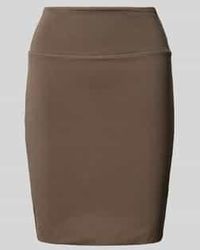 Kaffe - Knielange Rok Met Elastische Band - Lyst