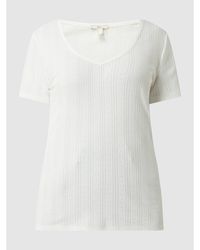 Edc By Esprit Shirt aus Bio-Baumwolle - Weiß