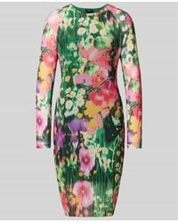 Marc Cain - Knielanges Kleid Mit Raglanärmeln - Lyst