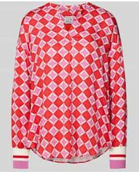 Emily Van Den Bergh - Regular Fit Blouse Met V-hals - Lyst