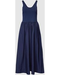 Polo Ralph Lauren - Midi-jurk Met Plooien - Lyst