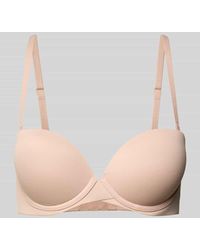 Calvin Klein - Push-up-BH mit Label-Details Modell 'PERFECT FIT' - Lyst