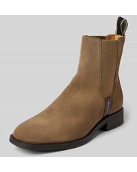 GANT - Lederstiefelette mit Label-Detail Modell 'Fayy' - Lyst