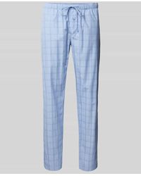 Hanro - Straight Leg Pyjama-Hose mit elastischem Bund Modell 'Ian' - Lyst