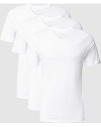BOSS - T-Shirt mit V-Ausschnitt im 3er-Pack Modell 'Classic' - Lyst