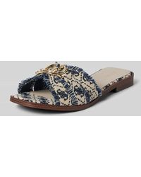 Guess - Slides mit Label-Detail Modell 'SYMO' - Lyst