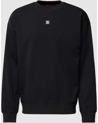 HUGO - Sweatshirt mit Label-Patch - Lyst