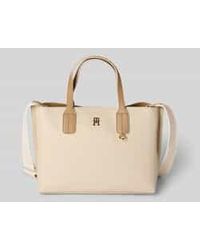 Tommy Hilfiger - Tote Bag Met Logo-Applicatie Van Metaal - Lyst