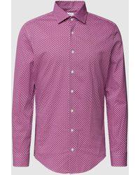 Seidensticker - Slim Fit Business-Hemd mit Allover-Muster - Lyst