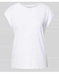 Freequent - T-shirt Met Broderie Anglaise - Lyst