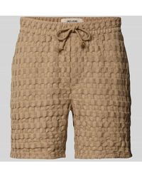 Only & Sons - Regular Fit Sweatshorts mit Strukturmuster Modell 'TEL BRADDOCK' - Lyst