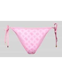 Guess - Bikinibroekje Met Vetersluiting Opzij - Lyst