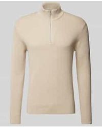 Only & Sons - Regular Fit Gebreide Pullover Met Opstaande Kraag, Model 'Phil' - Lyst