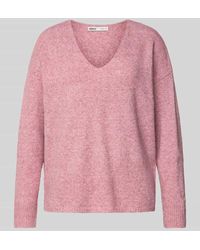 ONLY - Regular Fit Pullover mit V-Ausschnitt Modell 'RICA LIFE' - Lyst