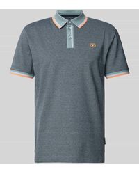 Tom Tailor - Regular Fit Poloshirt mit Logo-Print - Lyst