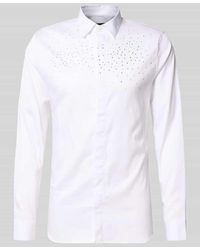 ARMANI EXCHANGE - Regular Fit Business-Hemd mit Knopfleiste Modell 'CAMICIA' - Lyst